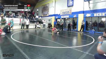 52 lbs Rr Rnd 5 - Sebastian Nicasio, Fort Gibson Youth Wrestling vs Jaxen Henderson, Beggs Youth Wrestling Program