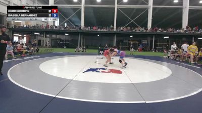 120 lbs Quinn Goodvin, New York vs Isabella Hernandez, South Carolina