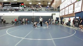 132 lbs Cons. Round 1 - Hagen Clint, Idaho vs Axel Davies, Bulldog Wrestling Club