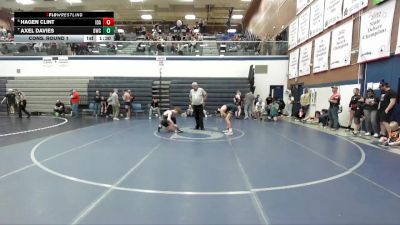 132 lbs Cons. Round 1 - Hagen Clint, Idaho vs Axel Davies, Bulldog Wrestling Club
