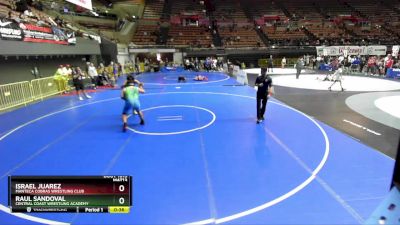 160+ Round 3 - Israel Juarez, Manteca Cobras Wrestling Club vs Raul Sandoval, Central Coast Wrestling Academy