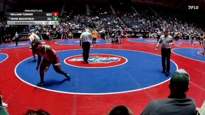 2A-285 lbs Quarterfinal - William Turner, Morgan County vs Tevin Mackfield, Callaway