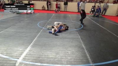 70_G lbs Semifinal - Ruby Garis, State College vs Kasey Church, Fort Lebeouf