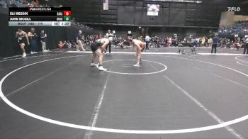 174 lbs Semifinal - John McGill, Morningside (Iowa) vs Eli Messik, Baker (Kan.)