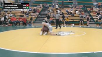 144.0 Round 3 - Xavier Stevenson, Hoisington High School vs Lucas Sorensen, Hillsboro HS / Canton Galva High School