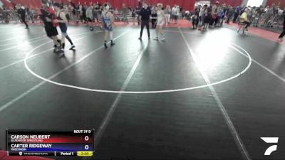 119 lbs Semifinal - Carson Neubert, Gladiator Wrestling vs Carter Ridgeway, Wisconsin