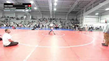 90 lbs Rr Rnd 1 - JoJo Igneri, Team Gotcha Blue vs Raeion Shirley, Ragin Raisins Catawba ES