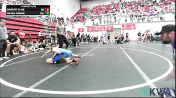 49 lbs Round Of 32 - Barrett Kline, Piedmont vs Haxen Gibson, Wolfpak Wrestling
