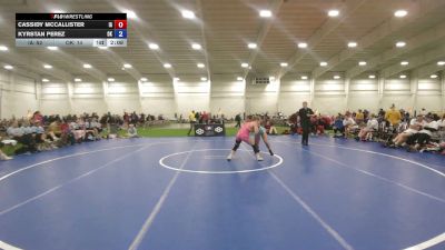 105 lbs Cassidy McCallister, Iowa vs Kyrstan Perez, Oklahoma