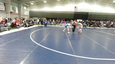 132 lbs Champ. Rd Of 32 - Gabriel Hughes, Adair County Middle School Wrestling vs Breckin Henry, Camel Kids Wrestling