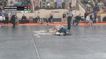 100_B lbs Quarterfinal - Bronsyn Baxter, Forest Hills vs Adam Bachmann, Council Rock South