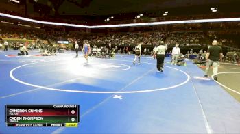 126 Class 2 lbs Champ. Round 1 - Cameron Cumins, Fulton vs Caden Thompson, Seneca