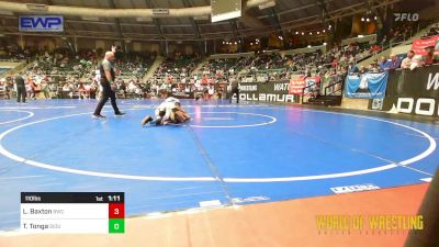 110 lbs Final - Louie Baxton, Bulls vs Tuff Tonga, Siouxland Wrestling Academy