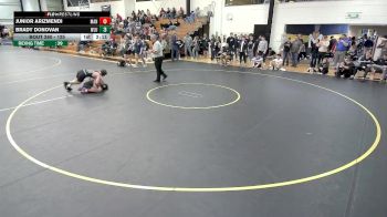 125 lbs Cons. Round 3 - Junior Arizmendi, Manchester vs Brady Donovan, West Liberty