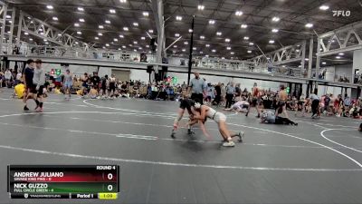 106 lbs Round 4 (8 Team) - Andrew Juliano, Savage King Pins vs Nick Guzzo, Full Circle Green