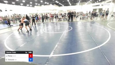 Quarterfinal - Case Tyhurst, 209 Wrestling vs John Perez, Madera WC