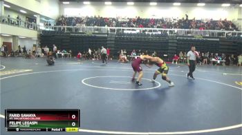 165 lbs Cons. Round 2 - Felipe Legaspi, Chabot College vs Farid Sawaya, Mt. San Antonio College