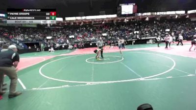 120 lbs Cons. Round 2 - Payne Stoops, CAR3 vs Cale Westerbeck, Unattached