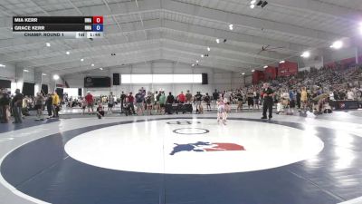 67 lbs Champ. Round 1 - Mia Kerr, Roundtree Wrestling Academy vs Grace Kerr, Roundtree Wrestling Academy
