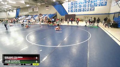 64-69 lbs Round 2 - Emiliano Colunga, Team Pride Academy vs Jacob Schmutz, Charger Wrestling Club