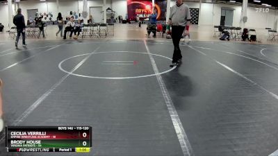 115-120 lbs Round 4 - Brody House, Virginia Patriots vs Cecilia Verrilli, Empire Wrestling Academy