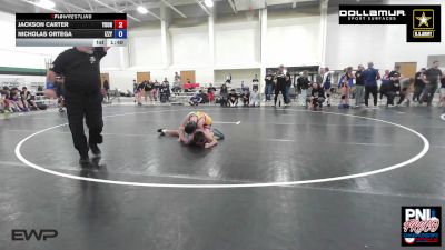 85-90 kg Rr Rnd 1 - Jackson Carter, Young Guns Nashville Wrestling vs Nicholas Ortega, Izzy Style Wrestling