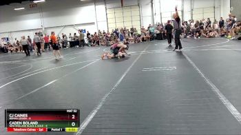 113 lbs Round 2 (8 Team) - CJ Caines, Roman Legion vs Caden Boland, New England Black & Gold