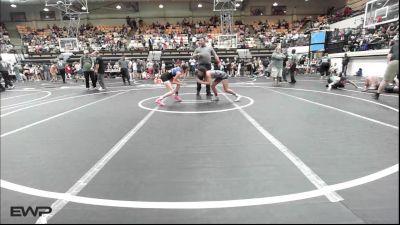 97 lbs Rr Rnd 2 - Kalia Morris, Harrah Little League Wrestling vs Alice Martin, Little Axe Takedown Club