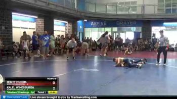 80 lbs Round 8 (10 Team) - Rhett Morris, Backyard Brawlers vs Kalel Winesburgh, Alabama Elite Gold