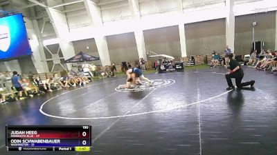 190 lbs Round 3 (8 Team) - Judah Heeg, Minnesota Blue vs Odin Schwabenbauer, Washington