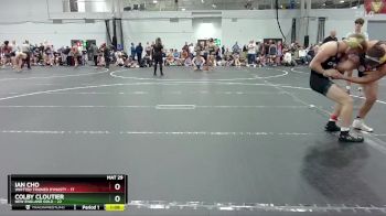 157 lbs Semis (4 Team) - Ian Cho, Whitted Trained Dynasty vs Colby Cloutier, New England Gold