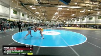 140 lbs Quarterfinal - Aaron Schmitz, Sidney Wrestling Club vs Langdon Klinkhammer, West Central