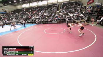 147 lbs Cons. Round 2 - Cruz Gardner, Murray High School vs Skyler Thueson, Murray High School