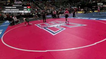 G140-4A Quarterfinal - Vivienne Gitke, Strasburg Girls vs Sierra Nordwald, Conifer Girls