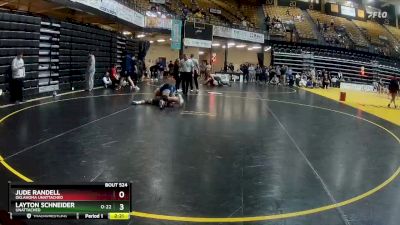 157 lbs Semifinal - Jude Randell, Oklahoma Unattached vs Layton Schneider, Unattached