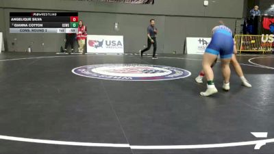 Schoolgirls - 165 lbs Semis - Angelique Silva vs Gianna Cotton, Central Catholic Wrestling Club