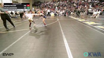58 lbs Round Of 32 - Weston Pulliam, Team Tulsa Wrestling Club vs Dylan Lockwood, Heat