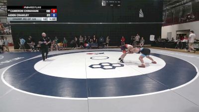 65 kg Champ. Rd Of 128 - Cameron Chinavare, Chippewa Wrestling Club vs Aiden Crawley, Brug Training Center