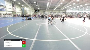 160 lbs Quarterfinal - Jack Harty, NC vs Frankie Pieffer, OH