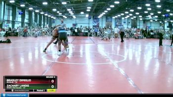 160 lbs Rd# 3 12:00pm Friday - Bradley DiMiglio, PA Blue vs Zachary Landis, Maryland Black