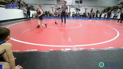 60 lbs Consi Of 8 #2 - Corbin Morrow, Wyandotte Youth Wrestling vs Ryker Cox, Miami