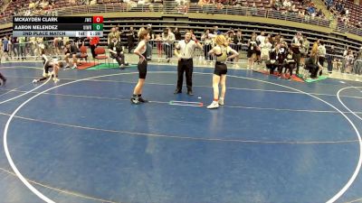 125 lbs Quarters - McKayden Clark, JWC vs Aaron Melendez, Uintah Wrestling