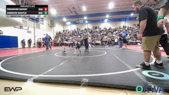 49 lbs Quarterfinal - Theodore Mosby, Wyandotte Youth Wrestling vs Jameson Mantle, Wagoner Takedown Club