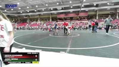 95 lbs Cons. Round 4 - Jaydyn Schommer, Nebraska Boyz vs Jaden Medina, Dodge City