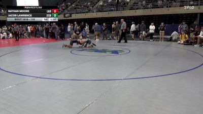 115 lbs Consolation - Nathan Moore, Laurel vs Jacob Lawrence, Stewartstown