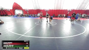 190 lbs Placement (16 Team) - Austin Welsh, Thunderbird WC vs Juan Gomez, Marathon