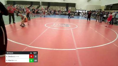 89 lbs Rr Rnd 5 - Xaiver Seabury, Dynamic vs Graydon Martin, Roundtree Wrestling Academy Black