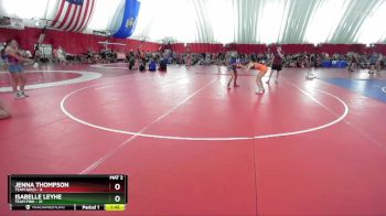 125 lbs Round 2 (6 Team) - Jenna Thompson, Team Gold vs Isabelle Leyhe, Team Pink