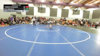 Boys 159 lbs Champ. Round 1 - Ramon Chamorro, UPrep Boys vs Cole Beekman, Pleasant Valley Boys