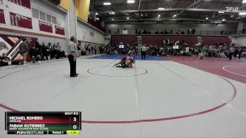 144 lbs Quarterfinal - Fabian Gutierrez, Barry Goldwater High School vs Michael Romero, Winslow